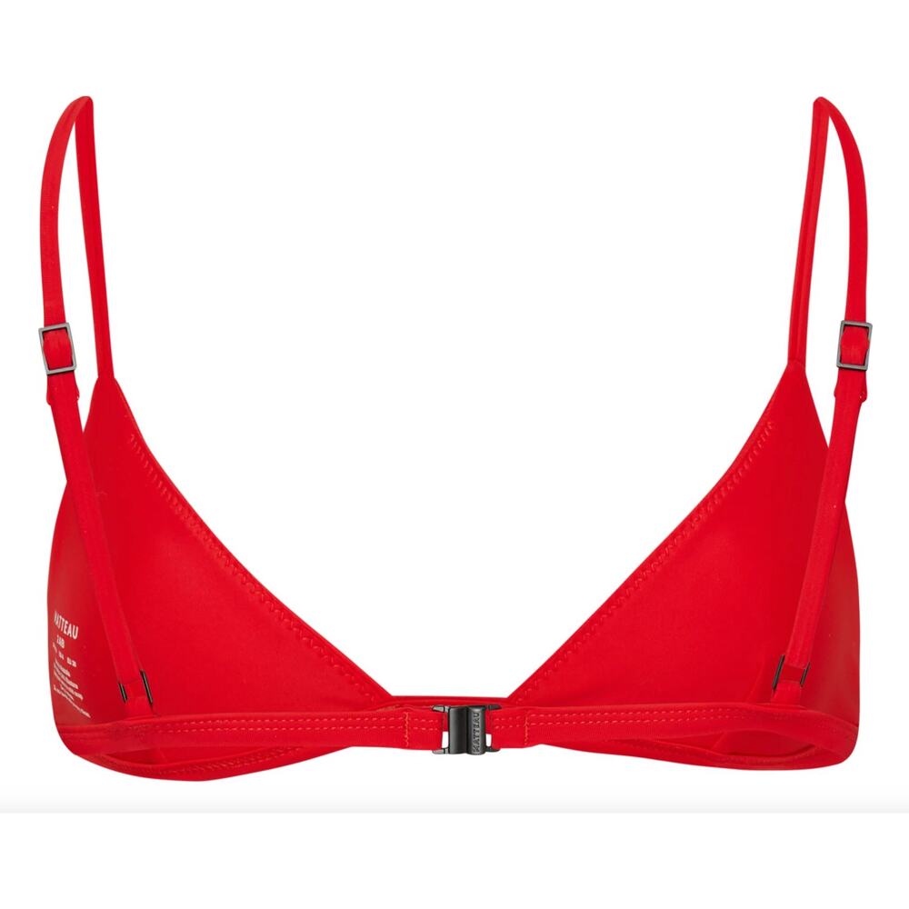 Matteau Swim PETITE Bikini Top - Red - Classic Triangle - Adjustable - C/D Cup - Picture 7 of 8